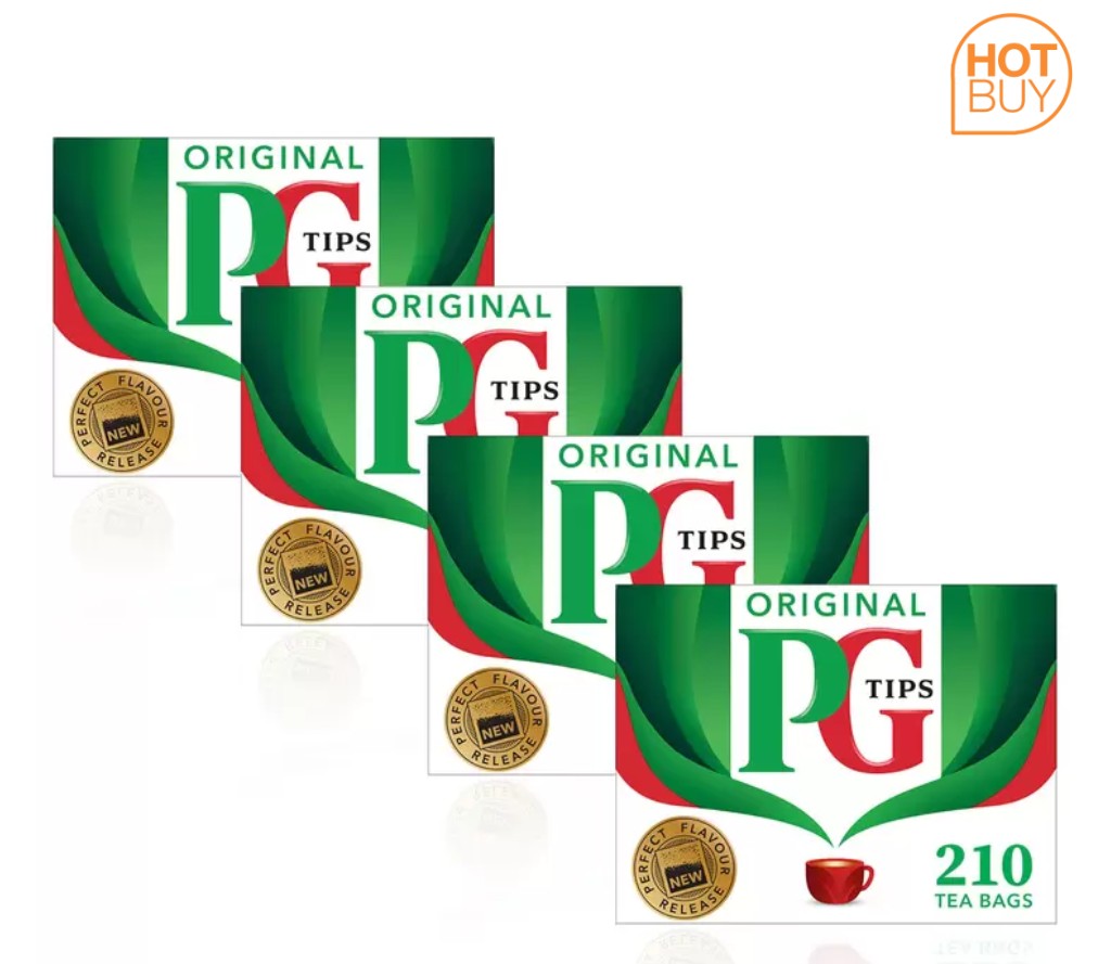 PG Tips Tea Bags, 4 x 210 Pack